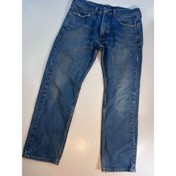 Levi's 505's Men's Jeans Size 32x29 (tag)‎ See Pics Blue Denim W32 L28 - Picture 1 of 7